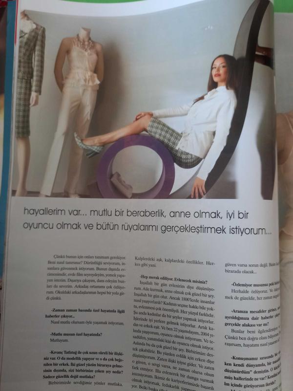 Şamdan Magazin Dergi 3 kasım 2004 Deniz Akkaya Azra Akın Deniz  