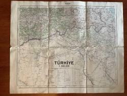 LOT.20 » MUSUL HARİTASI - BEZ - HARİTA UMUM MÜDÜRLÜĞÜ 1936
