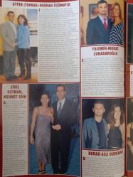 Alem Magazin Dergi 1 mart 2000 Catherine zeta Jonus ,İzzet Habib,Ela Barlas,Zeki zorlu,Murat Çuhadaroğlu,Burak Duruman,Murat Vargı,Osman Berkman Alihan Aloğlu,Serra merzeci,Leyla Alaton,Seren Serengil,Nilgün Keçili,Emir Yargıcı Akşit Ersoy
