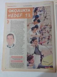 Cumhuriyet Spor Gazetesi -13 Mart 2007 - Halil Akkaş Fotoğrafı - Bülent Korkmaz Savaşçı - Müjdat Yetkiner Röportaj - Ronaldo - Hernan Crespo - Avrupalı Efes'e Ne Oldu