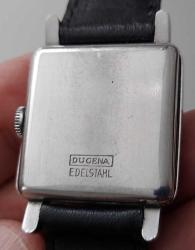 İSVİÇRE ANTİK DUGENA MARKA KURMALI BAKIMLI MUHTEŞEM ORİJİNAL UNİSEX SÜPER SARI AKSAMLARI ALTIN KAPLAMA KOL SAATİ ŞŞ2BB1 NADİR