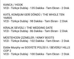 YABANCI KOMEDi SiNEMASI SETi (9 FiLM: 1 adet DVD, 8 adet VCD)