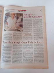 Cumhuriyet Anadolu Mersin Gazetesi - 11 Kasım 2005 - İlaç Gibi Lokum Cezerye - Güney'in Yıldızı Mersin - Liman - Serbest Bölge - Tarım - Ticaret Ve Sanayi - Mut- Yenice Kazanlı