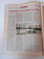 Cumhuriyet Anadolu Kastamonu - 18 Ocak 2006 - Sayı 6 - Aklı Tarım Ve Ormanda - Gözü Ve Kulağı Turizmde - Abana - İnebolu - KASiAD Yuvasına Dönüyor - CİDE Ve Rıfat Ilgaz