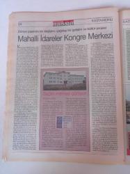 Cumhuriyet Anadolu Kastamonu - 18 Ocak 2006 - Sayı 6 - Aklı Tarım Ve Ormanda - Gözü Ve Kulağı Turizmde - Abana - İnebolu - KASiAD Yuvasına Dönüyor - CİDE Ve Rıfat Ilgaz