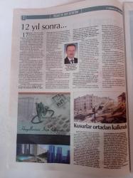 Cumhuriyet İnşaat Ve Yapı Denetim Gazetesi - 17 Ağustos 2011 - Depremde Sıkıntılar Çözümler - Hazır Beton Isı Yalıtımı - Yapı Denetimi Kimin İçin - Ege Koop
