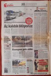Türkiye Gazetesi 1 Ocak 2015 Erdoğan 