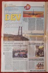 Türkiye Gazetesi 1 Ocak 2015 Erdoğan 