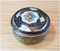 AnTiKa MİNELİ İSFAHAN İşİ GÜMÜŞ ENFİYE KUTUSU...