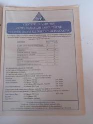 Cumhuriyet Üniversitesi Rehberi Gazetesi - 26 Temmuz 2005 - ÖSS'de Neler Değişti - Geleceğin Gözde Meslekleri -Yurtdışında Öğrenim Dosyası - Burs Veren Dernekler Ve Vakıflar
