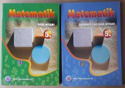 5.Sınıf Matematik Ders Kitabı ve Çalışma Kitabı Takım 2006 Yılı Basım