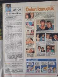 Hürriyet Teleskop Dergisi- 13-19 Ocak 1996- Mustafa Keser- Rauf Tamer- Emel Sayın- Ömer Önder- Erkan Tan- Ben Kingsley- Güler Kazmacı- Yalçın Menteş- Bülent Ortaçgil