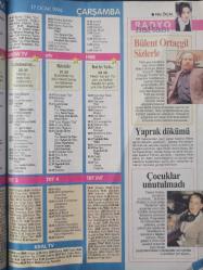 Hürriyet Teleskop Dergisi- 13-19 Ocak 1996- Mustafa Keser- Rauf Tamer- Emel Sayın- Ömer Önder- Erkan Tan- Ben Kingsley- Güler Kazmacı- Yalçın Menteş- Bülent Ortaçgil