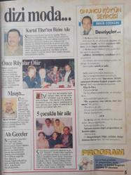 Hürriyet Teleskop Dergisi- 6-12 Temmuz 1996- Levent Kırca- Oya Başar- Kutlu Tank- Civan Canova- Bekir Coşkun- Reha Erus- Defne Samyeli- Altan Aşar- Osman Balcıgil- Reha Muhtar