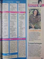 Hürriyet Teleskop Dergisi- 6-12 Temmuz 1996- Levent Kırca- Oya Başar- Kutlu Tank- Civan Canova- Bekir Coşkun- Reha Erus- Defne Samyeli- Altan Aşar- Osman Balcıgil- Reha Muhtar
