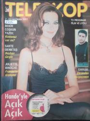 Hürriyet Teleskop Dergisi- 7-13 Haziran 1997- Bekir Coşkun- Sahte Denktaş- Juliette Binoche- Küçük Emrah- Ercan Alışık- İbrahim Erkal- Nur Hayat- Birgül Köseoğlu- Ferzan Özpetek