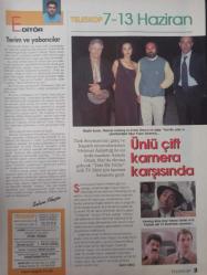 Hürriyet Teleskop Dergisi- 7-13 Haziran 1997- Bekir Coşkun- Sahte Denktaş- Juliette Binoche- Küçük Emrah- Ercan Alışık- İbrahim Erkal- Nur Hayat- Birgül Köseoğlu- Ferzan Özpetek