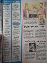 Hürriyet Teleskop Dergisi- 8-14 Haziran 1996- Defne Samyeli- Çılgın Bediş- Yonca Evcimik- Nejat Uygur- Jülide Ateş- Birgül Köseoğlu- Okan Bayülgen- Dean Martin- Özden Övgün
