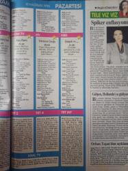 Hürriyet Teleskop Dergisi- 8-14 Haziran 1996- Defne Samyeli- Çılgın Bediş- Yonca Evcimik- Nejat Uygur- Jülide Ateş- Birgül Köseoğlu- Okan Bayülgen- Dean Martin- Özden Övgün