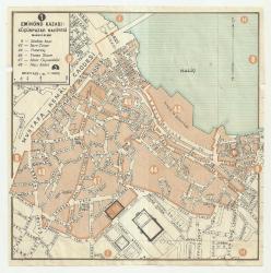 Efemera - İSTANBUL EMİNÖNÜ KAZASI KÜÇÜKPAZAR NAHİYESİ KROKİSİ... - kitantik - kitaLog