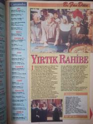 Tv 24 Saat Dergisi- 27 Nisan - 3 Mayıs 1996- Ali Öztürk- Paula- Funda Barın- Kemal Yıldırım- Metin Belgin- Yunus Bülbül- Erdoğan Sevgin- Adnan Atilla- Doloris Van Cartier