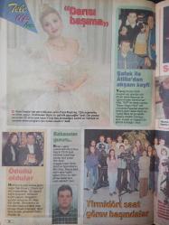 Tv 24 Saat Dergisi- 27 Nisan - 3 Mayıs 1996- Ali Öztürk- Paula- Funda Barın- Kemal Yıldırım- Metin Belgin- Yunus Bülbül- Erdoğan Sevgin- Adnan Atilla- Doloris Van Cartier