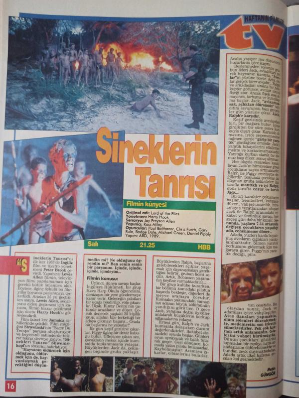 TV Guide Dergisi 19 25 Haziran 1993 Gözde Tan Alev Baymur  