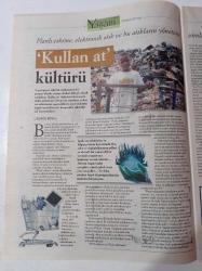 Cumhuriyet Sürdürebilir Yaşam Gazetesi - 28 Şubat 2012 - Sayı 31 - Su Futbolcu Gibi Transfer Edilir Mi - Kullan At Kültürü - Ne Kese Kağıdı Ne De Naylon Torba- Çiftçilik Çağı Geri Dönüyor