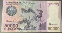 Efemera - ÖZBEKİSTAN 50 000 SOM 2017 ÇOK TEMİZ RESİMDEKİ ÜRÜN - kitantik - kitaLog
