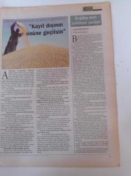 Cumhuriyet Tarım Hayvancılık Gazetesi - 13 Aralık 2005 - Sayı 16 - Un İhracatında Dünya Birincisiyiz - Makarna Fabrikaları İtalya İle Rekabet Ediyor - Gevreğin Abdal Simidi - Kuş Gribinin Asıl Suçlusu Sistemdir