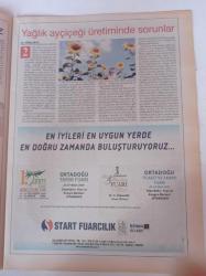 Cumhuriyet Ulusal Tarım Kurultayı Gazetesi-15 Kasım 2006 - Mustafa Kemal Atatürk - Milli Ekonominin Temeli Tarımdır- Neden Ulusal Tarım Kurultayı - Yağlık Ayçiçeği Üretiminde Sorunlar - Türkiye Tarımı Ve Küreselleşme