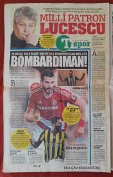 Türkiye Gazetesi 3 Ağustos 2017 Neymar Çılgınlığı,Kralın Dönüşü,Perez Fener'e Yakın,Kaptan Yolcu,Milli Patron Lucescu,Beşiktaş Rüya Takım İçin İki Flaş Transfere Daha İmza Attı,Avrupa Avcısı