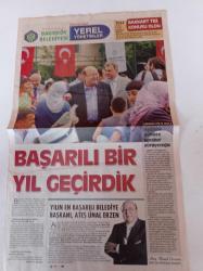 Cumhuriyet Yerel Yönetimler Gazetesi - Bakırköy Belediyesi - Bakırköy Belediye Başkanı Ateş Ünal Erzen - Yılın En Başarılı Belediye Başkanı - 12. Kez Uluslararası Kültür Ve Sanat Festivali - Mevlana Müzesine Ziyaret- Bakkart