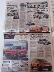 Cumhuriyet Autoshow 2015  Gazetesi - 2015 - Dünyanın Yeni Harikaları İstanbul'da Sergilenecek - Hidrojenli Mirai İle Tanışın - Mercedes Sürprizi - İkonik 500'e Saygı Duruşu - Süperb Ve Fabia