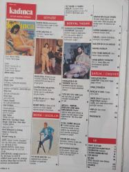 Kadınca Dergisi- Temmuz 1986- Burçin Orhon- Münir Özkul- Sevim Çağlayan- Mehmet Eroğlu- Yaz Şıklığı Sürüyor- Erkekler de Ev İşi Yapabilir- Yaşasın Aşk!- Biz Boşanmak İstiyoruz