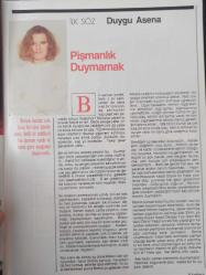 Kadınca Dergisi- Temmuz 1986- Burçin Orhon- Münir Özkul- Sevim Çağlayan- Mehmet Eroğlu- Yaz Şıklığı Sürüyor- Erkekler de Ev İşi Yapabilir- Yaşasın Aşk!- Biz Boşanmak İstiyoruz