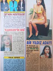 Milliyet Oscar Tv Dergisi - 9-15 Nisan - Cansel Özzengin - Halit Akçatepe - Mahsun Kırmızıgül - Neşe Düzel - Ahmet Altan - Gülriz Sururi - Engin Cezzar -