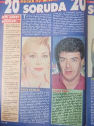 Milliyet Oscar Tv Dergisi - 14-20 Ocak - Cüneyt Arkın - Mehmet Ali Erbil - Gözde Tan - Leyla Tekül - Pelin Körmükçü - Ali Kırca - Yalvaç Ural - Güner Ümit -