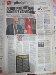 Türkiye Gazetesi,19 Şubat 2018,Cengiz Ünder,Ali Koç,Cüneyt Çakır,Galatasaray,Recep Tayyip Erdoğan,Devlet Bahçeli,Binali Yıldırım,Fatih Terim,Bursaspor,Volkan Demirel,Burak Yılmaz