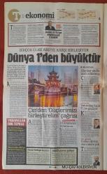 Türkiye Gazetesi 15 Ağustos 2018 Ambargoya Misilleme,Birçok Ülke Dolardan Vazgeçecek,Ünal Karaman 