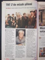 Milliyet Rehber Dergisi- 16-22 Nisan 2005- İpek Tenolcay- Zerrin Sümer- Gülhan Şen- Aziz Nesin- John Travolta- Nancy Sinatra- Aliye Berger- Ercan Arslan- Minder Bar- Sky Restoran