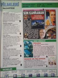 Tv'de Sinema Dergisi- 20 Mayıs 2000- Gol Kralı- Önemsiz Adam- Baş Belası- Son Kahraman- City Hall- Ay Işığında Saklıdır- Duygusal ve Komik- Dinamit Kardeşler- Hızlı ve Ölü- Macbeth