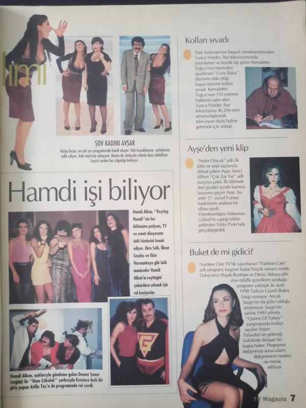 Hürriyet Tv Magazin Dergisi 16 22 Ocak 1999 Yasemin Koşal  