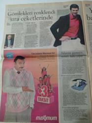 Cumhuriyet Babalar Günü Gazetesi - 19 Haziran 2009 - Babam Nejat Yavaşoğulları Fotoğrafı - Sevgilimi Eve Çağırıp Müzik Testi Yapmıştım - Erkekler Artık Eşlerinin Kremlerini Kullanmıyor - Hediyelerin En Güzeli