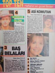 Sabah Tv Film Guide Dergisi - 4-10 Temmuz 1992 - Perihan Savaş - Yılmaz Zafer - Aylin Livaneli - Ajda Pekkan - Metin Akpınar - Zeki Alasya - Aysun Kocatepe -