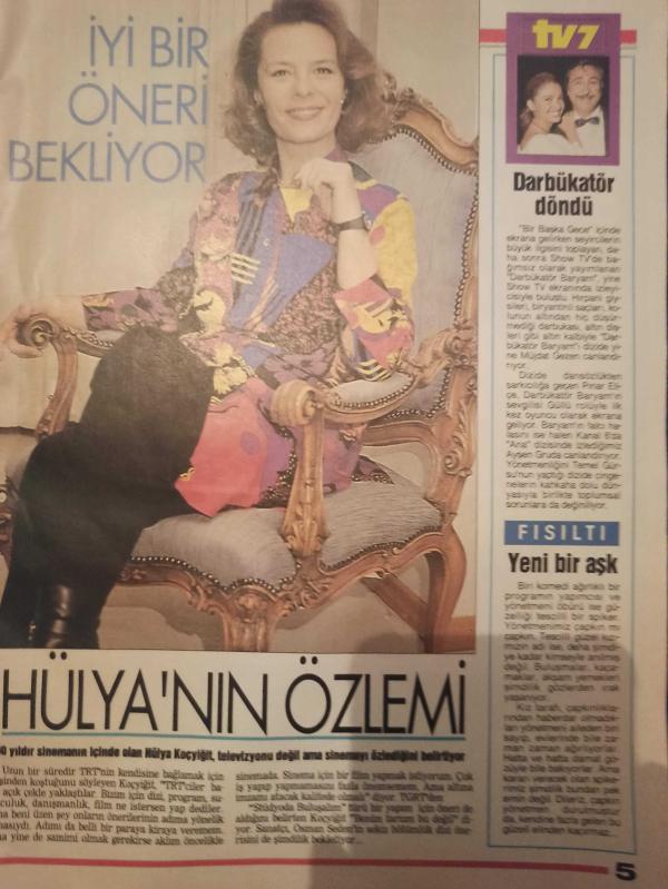 Hürriyet Tv 7 Dergisi 15 21 Ocak 1994 Cengiz Semercioğlu Peker  