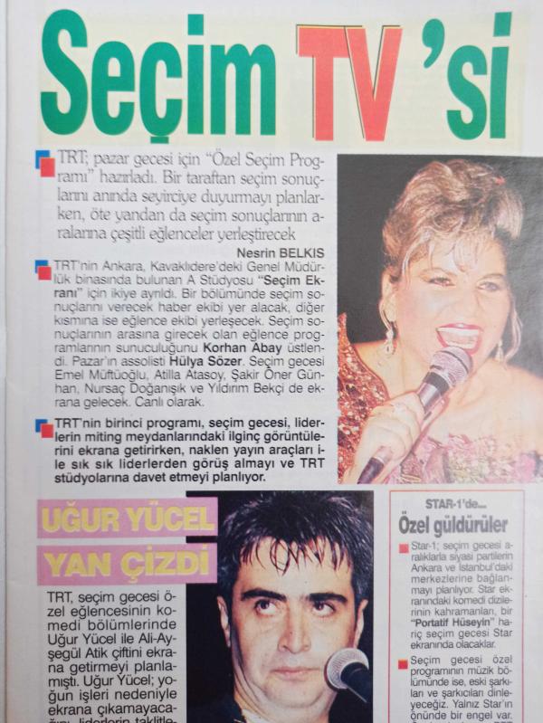 Sabah Tv Guide Dergisi 19 25 Ekim Ayşegül Aldinç Türkan  