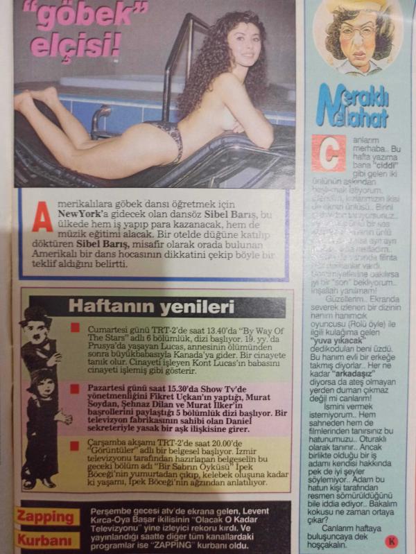 Sabah Yeni Tv Guide Dergisi 15 21 Ekim Nilüfer Peker Açıkalın  