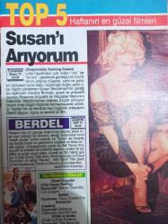 Sabah Tv Film Guide Dergisi - 8-14 Haziran 1992 - Şener Şen - Adile Naşit - Zeki Alasya - Metin Akpınar - Ferdi Tayfur - Madonna - Yıldız Kenter -