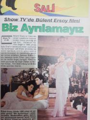 Sabah Tv Film Guide Dergisi - 1-7 Haziran 1992 - Bülent Ersoy - Hülya Koçyiğit - Kemal Sunal - İbrahim Tatlıses - Fatma Girik - Ahu Tuğba - Hülya Avşar -